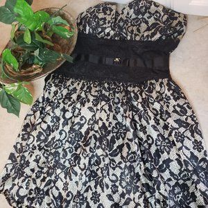 Black and White Party Dress